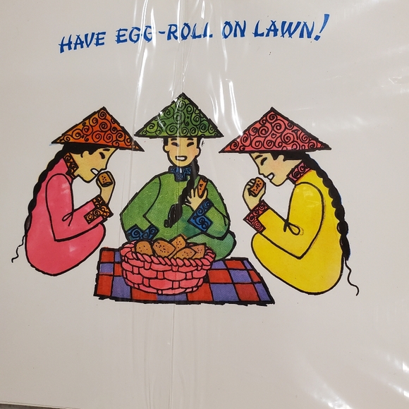 NOS Vintage Oriental Asian Embossed Easter Cards with Envelopes Lot of 2 USA - Picture 4 of 8